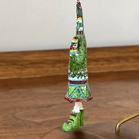 Department 56 Krinkles Patience Brewster Mini Fashion Ornament Green Glove 36613 - Picture 7 of 9